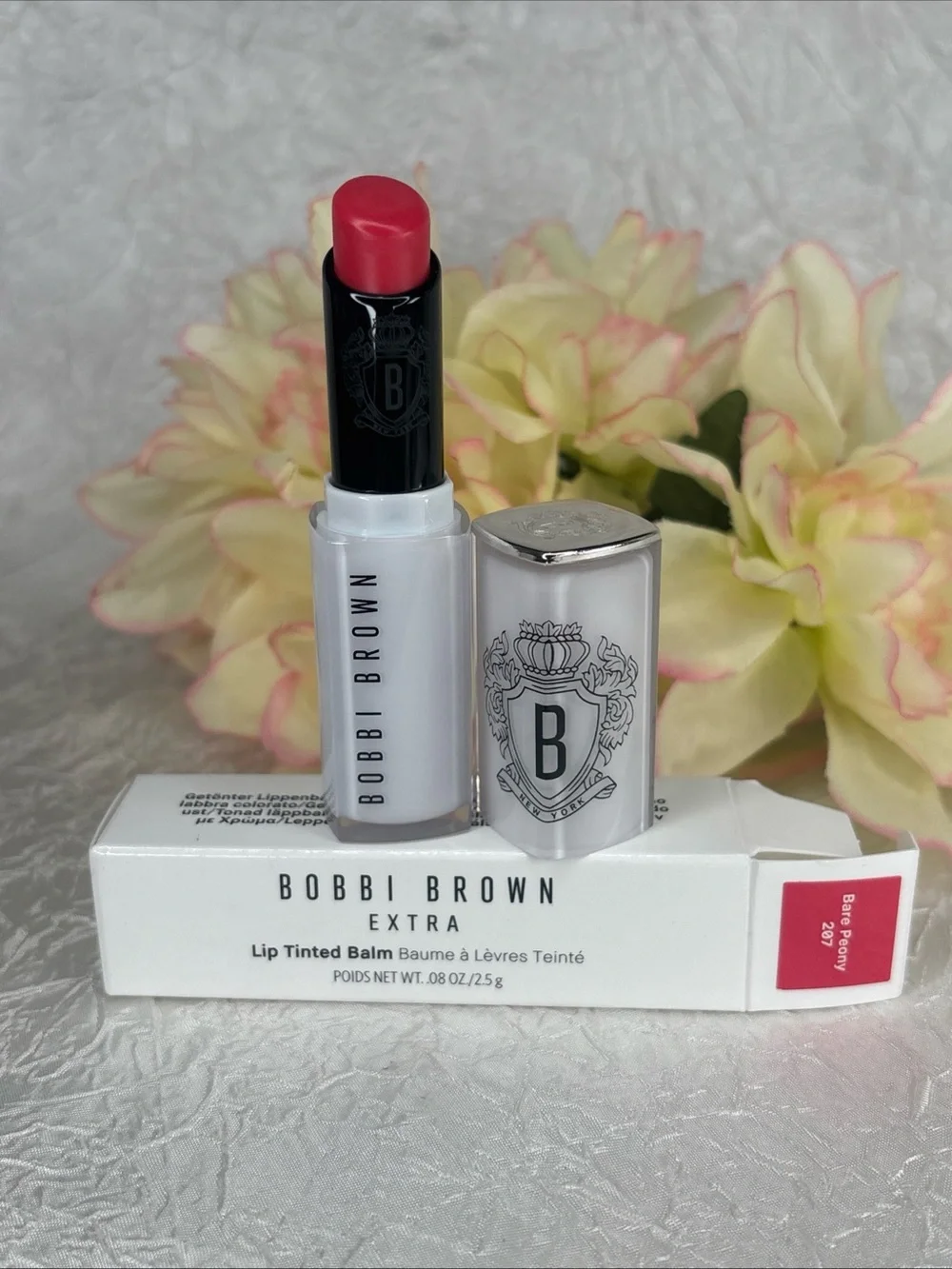 BOBBI BROWN Extra Lip Tint Tinted Balm - Bare Peony 207 - FS NIB